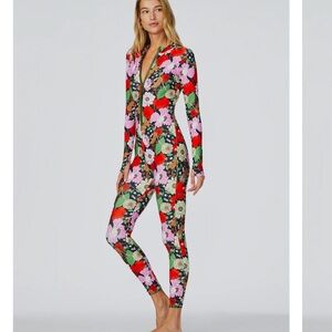 Floral Long Sleeve Swimsuit